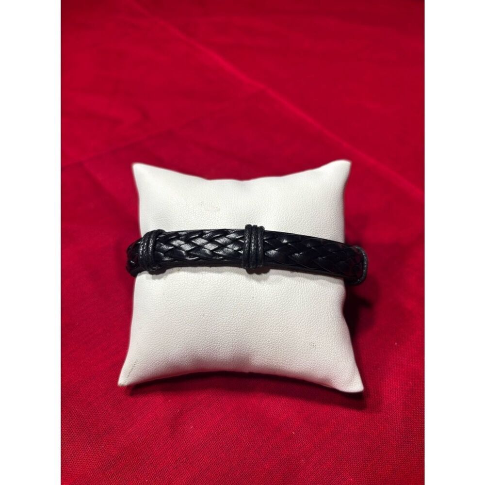 New! Decorative Leather Bracelet Men Wrap Handmade Wristband Adjustable